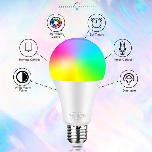 9W RGB Life Smart LED Bulb 4 1